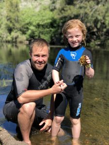  Tim Faulkner and son Billy with a Manning River Turtle